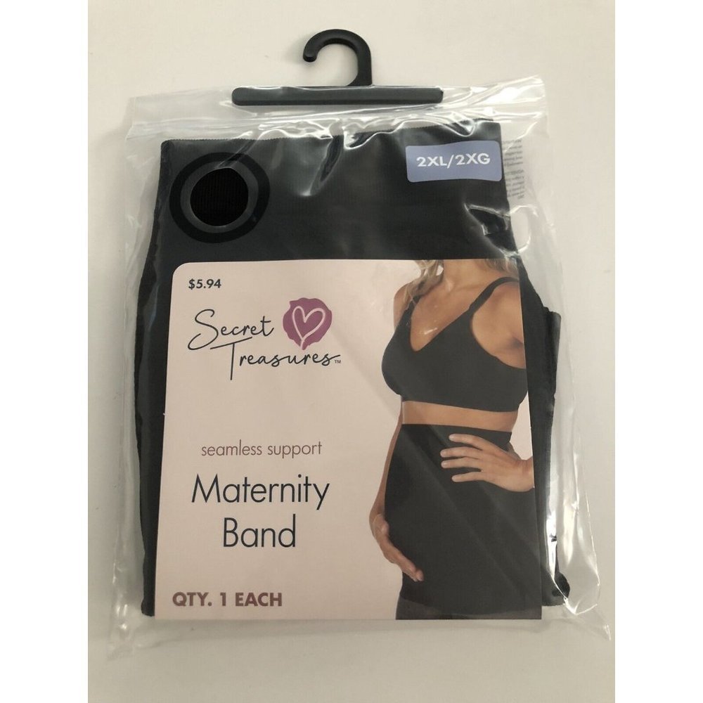 Secret Treasures Maternity Support Band Black 2XL New